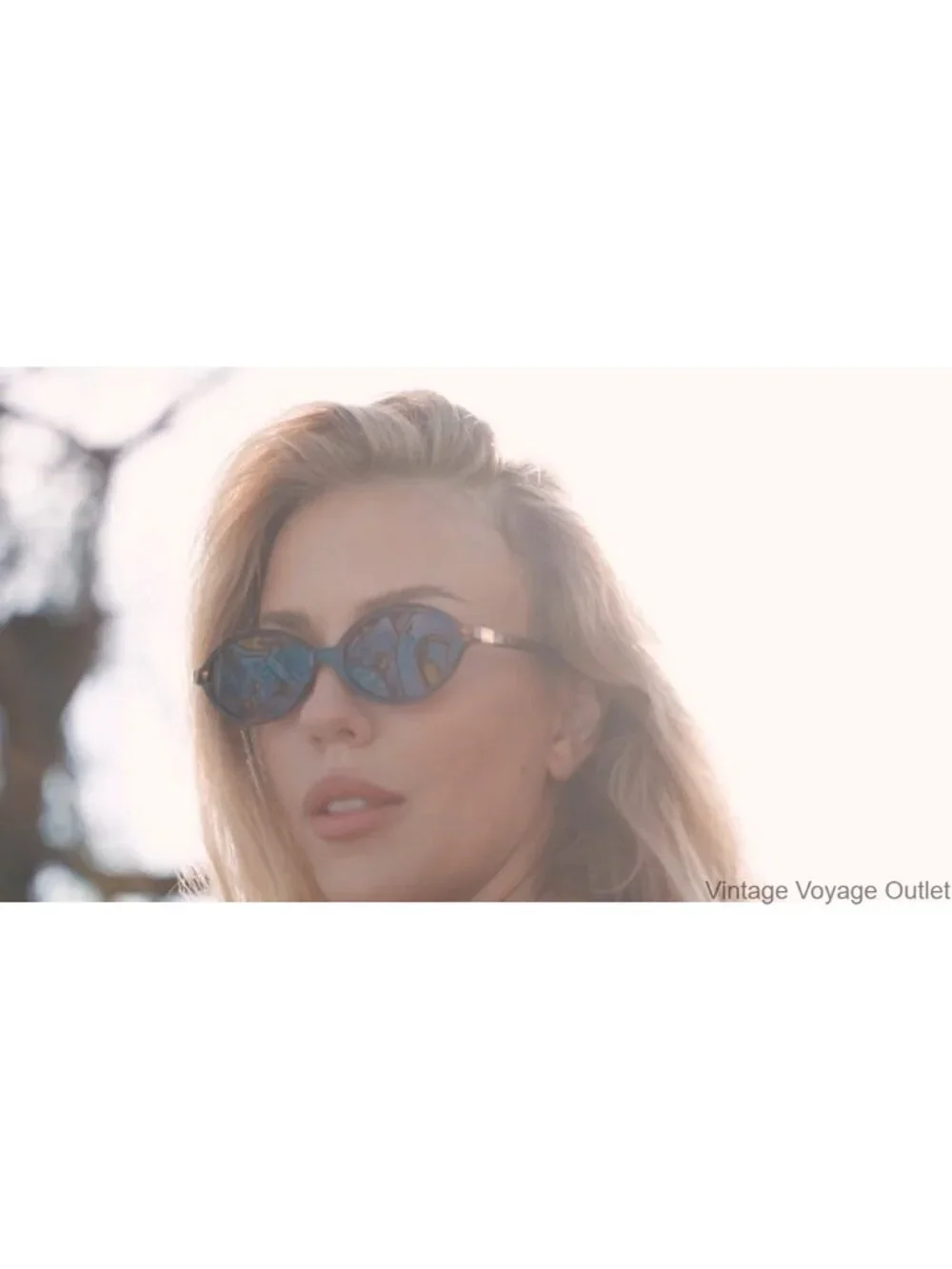 Retro Oval Acetate Sunglasses UV400 Protection Women 90s Vintage Shades